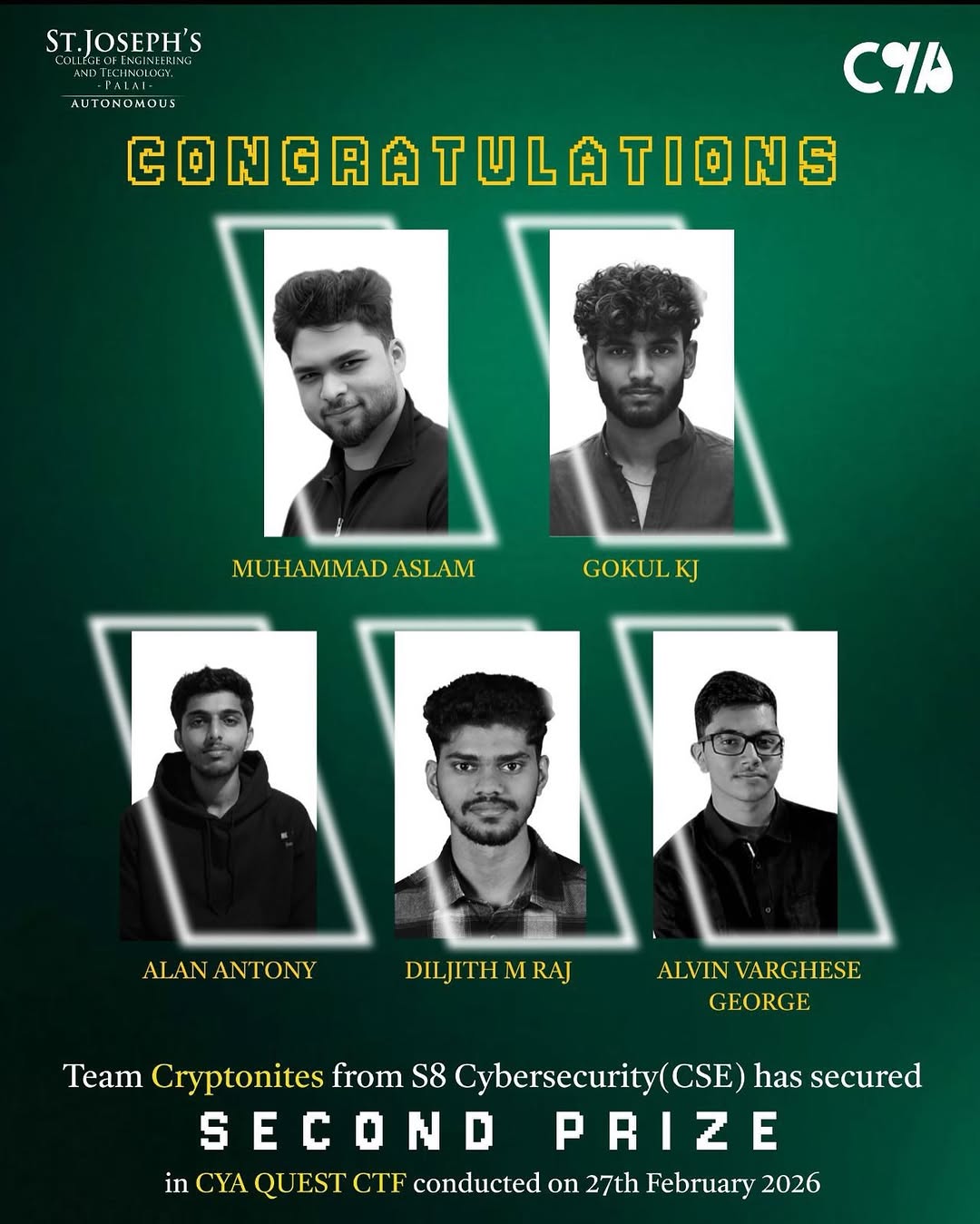 CYA CTF Winning